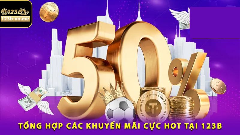 Tổng hợp các sự kiện khuyến mãi 123B mới nhất 2025